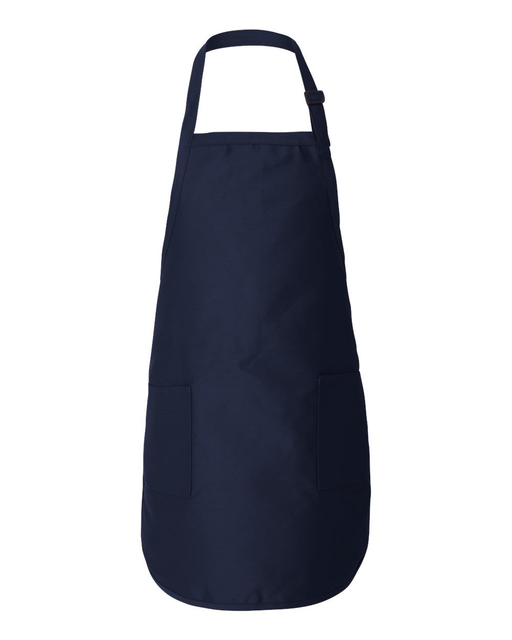 Q-Tees Q4350 Full-Length Apron With 2 Pockets | Navy